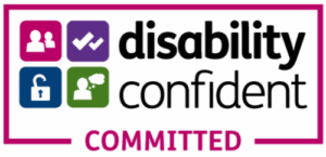 Disability Confident Committed logo